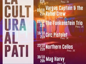 Cicle “La cultura al pati”