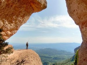 Pilar Malva a La Foradada de Montserrat